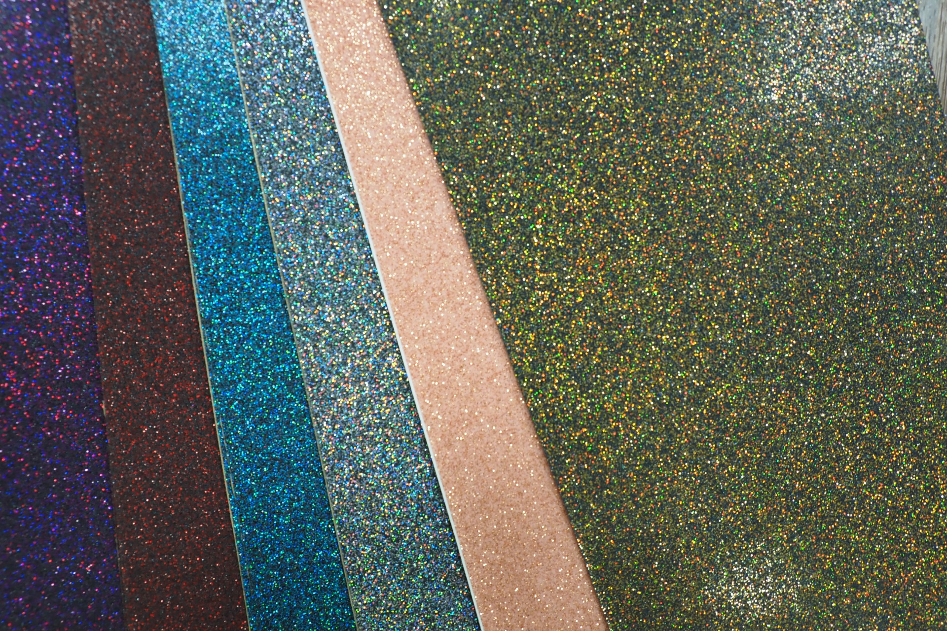 G040A Glitter Color with brown back paper