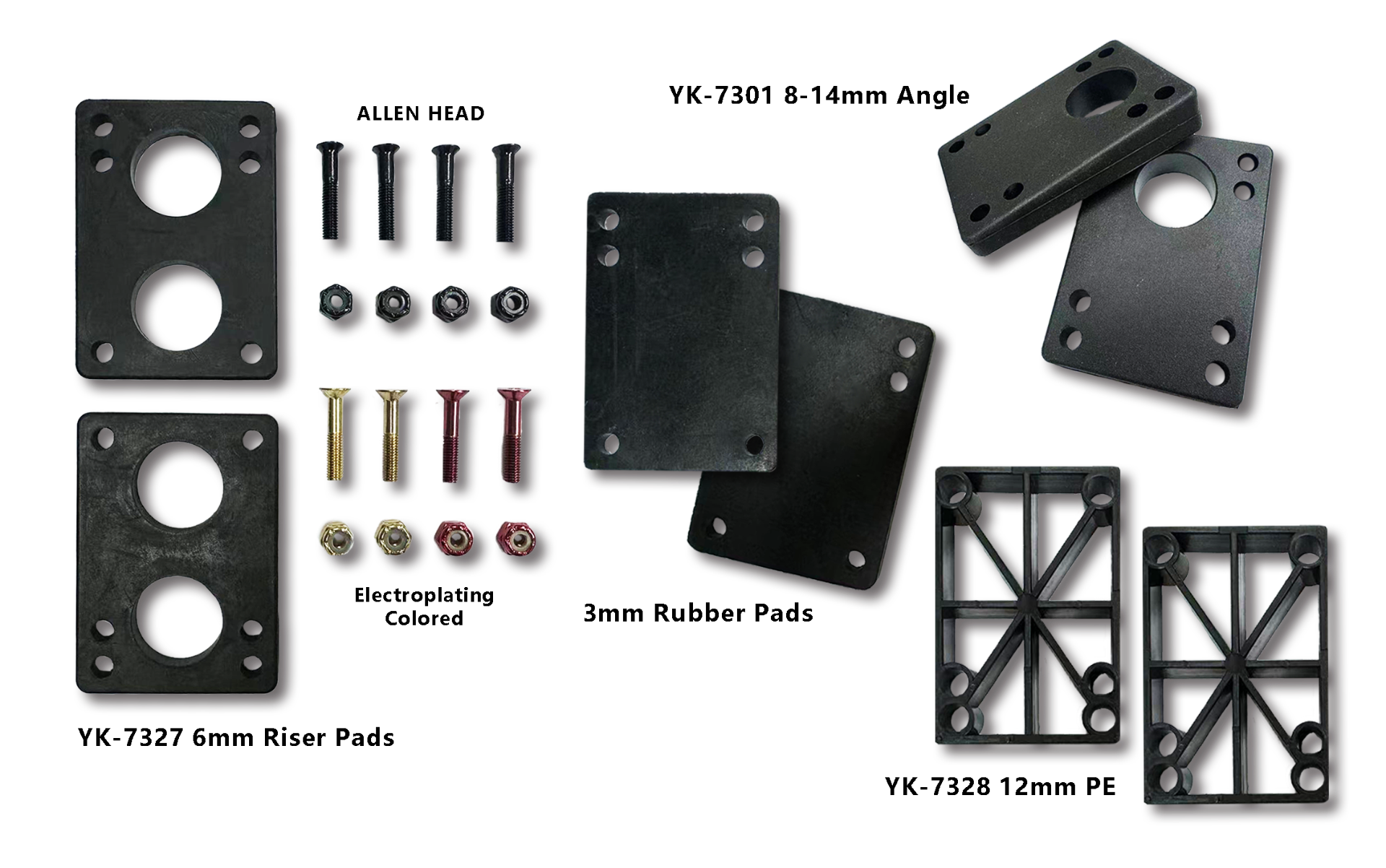 Carbon Steel or Alloy Steel Screws are avaliable